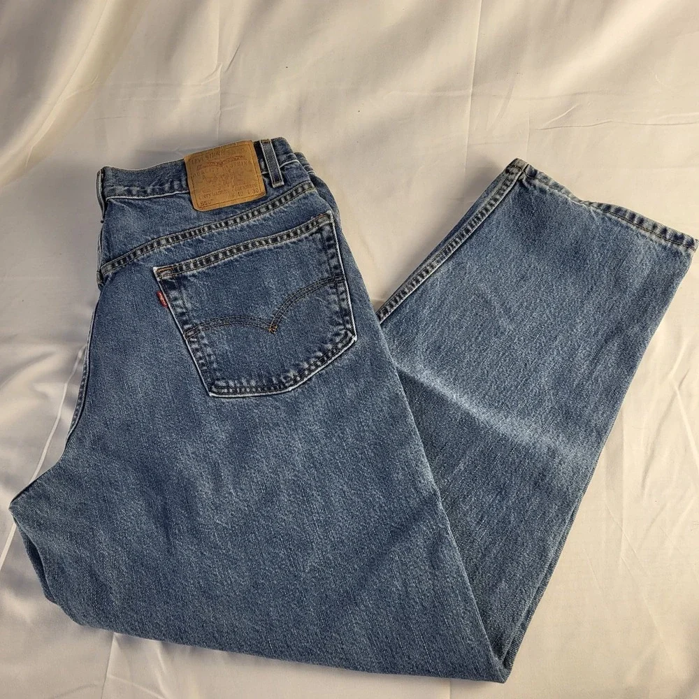 Levi's 550 Mens 36 x 30 Relaxed Fit Denim Jeans